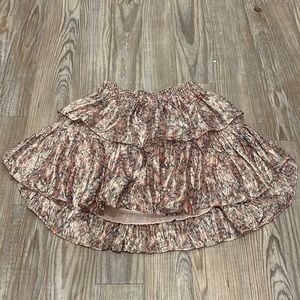 Loveshackfancy Ruffle Mini Skirt